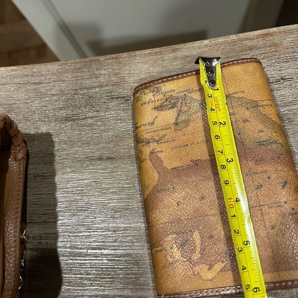 Alviero Martini 1 Classe 9324 wallet money clip geo natural large - Picture 7 of 8